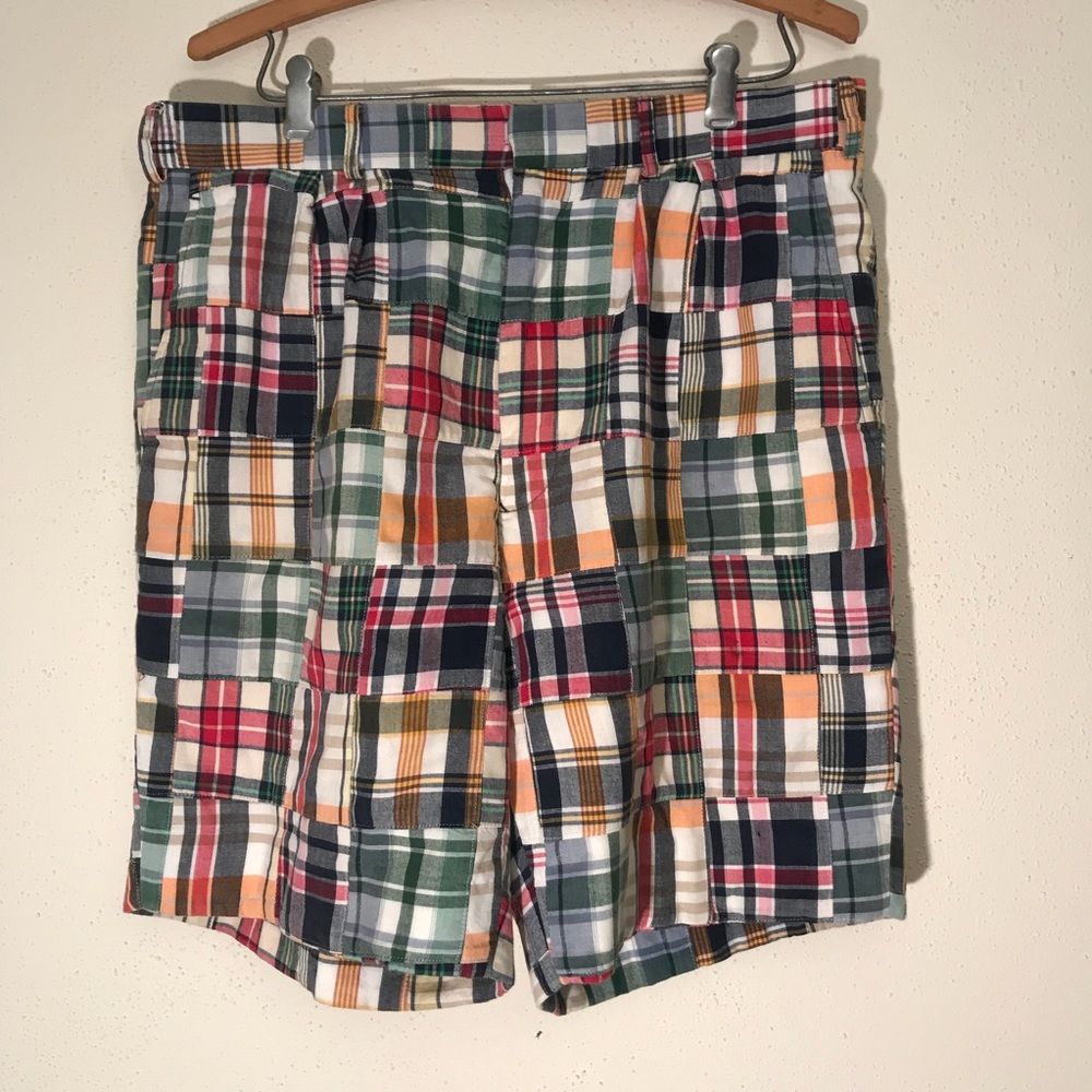 Tailored madras shorts